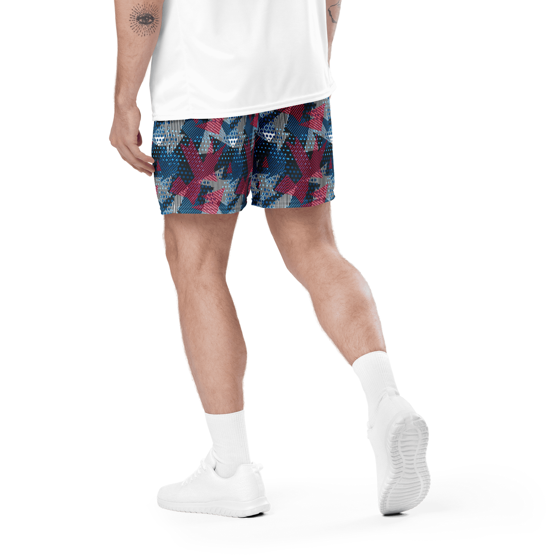 Devils Shapes | Recycled Unisex Mesh Shorts product image (6)