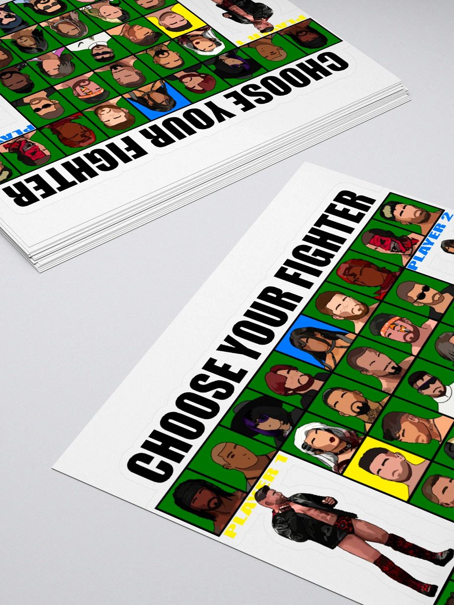 PEPW Choose Your Fighter MVH vs Katlyn Sticker product image (4)