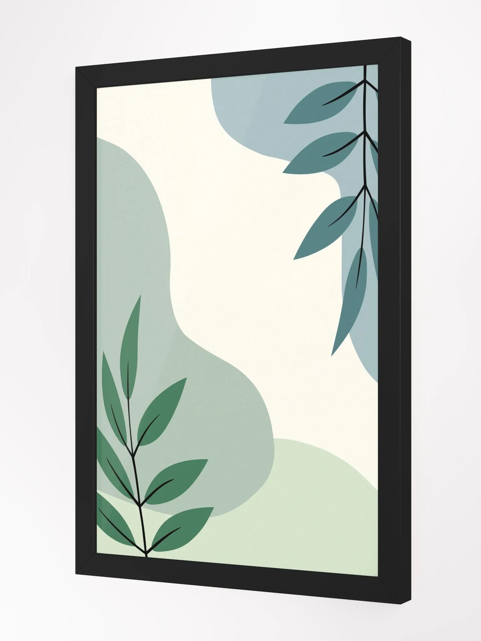 Organic Leafy Delight Framed Poster product image (11)