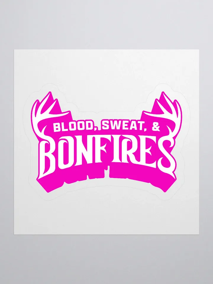 Antler Sticker - Pink product image (1)