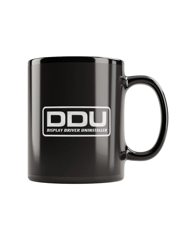 DDU Ceramic Black Mug product image (1)