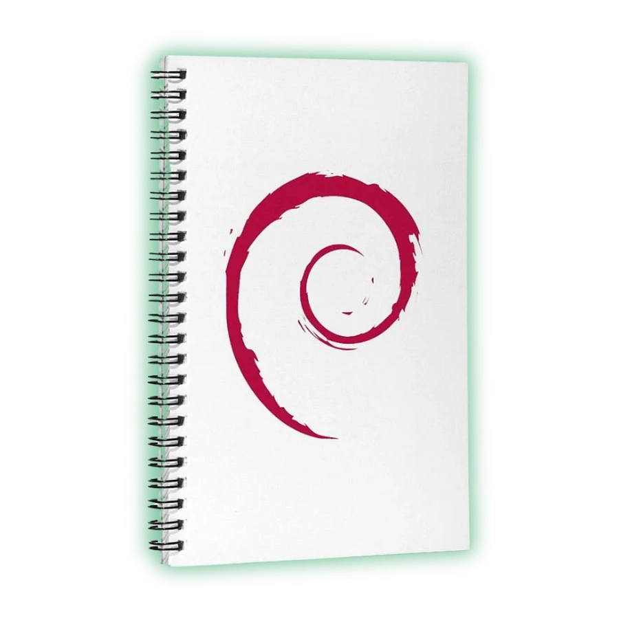 Debian Spiral Notebook product image (1)