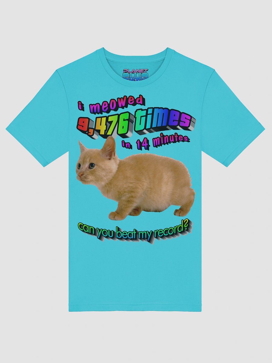 i meowed 9,476 times tee product image (5)