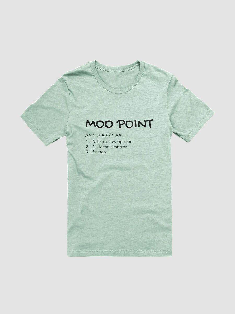 "MOO point" t-shirt product image (1)