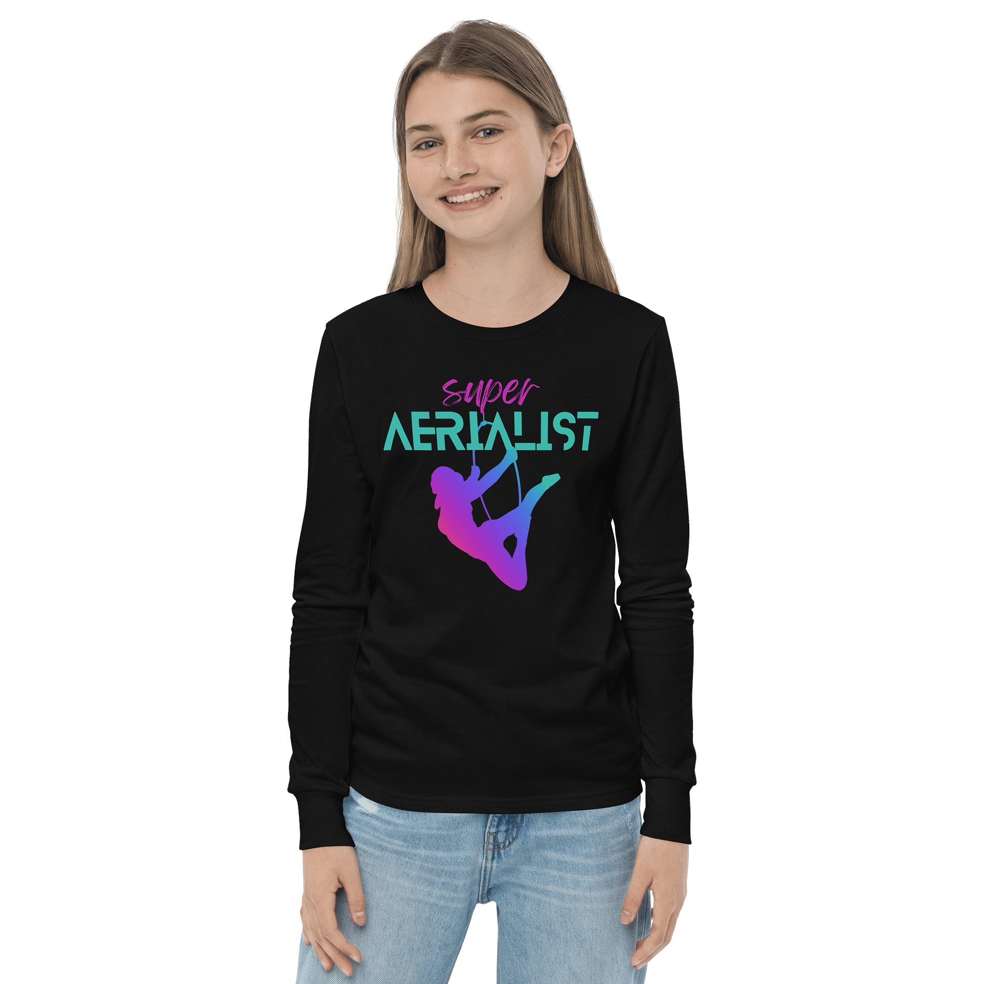 Super Aerialist Youth Long Sleeve Tee product image (2)