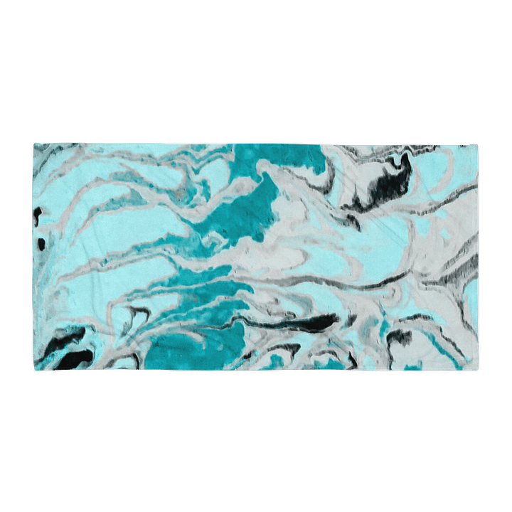 Fluid Turquoise Art Towel product image (1)