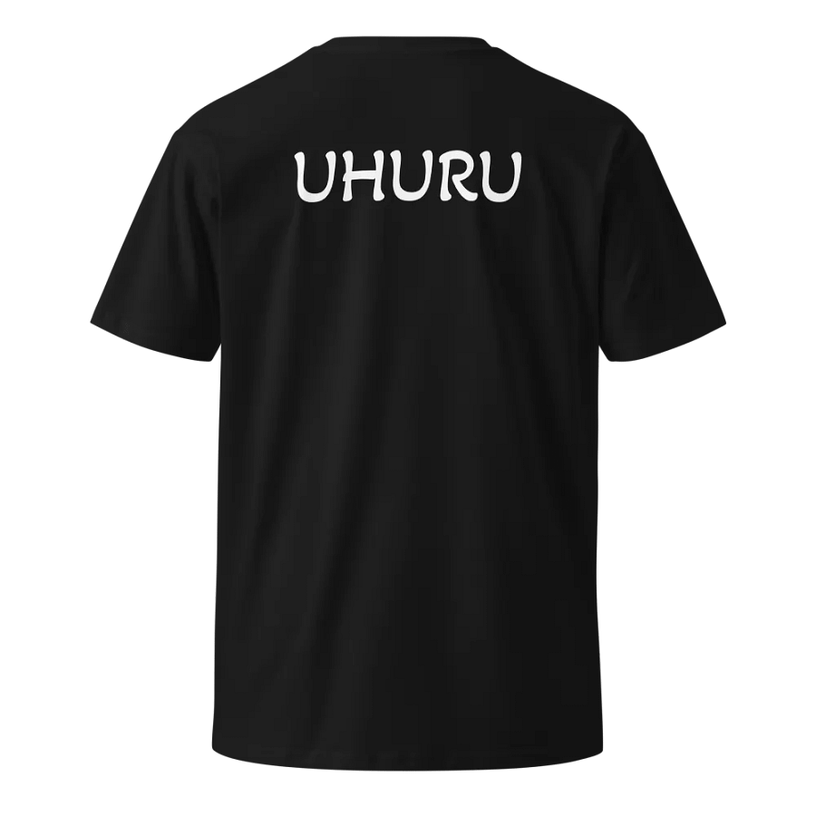 Uhuru - Men's Black Colourful African Map Tee product image (2)