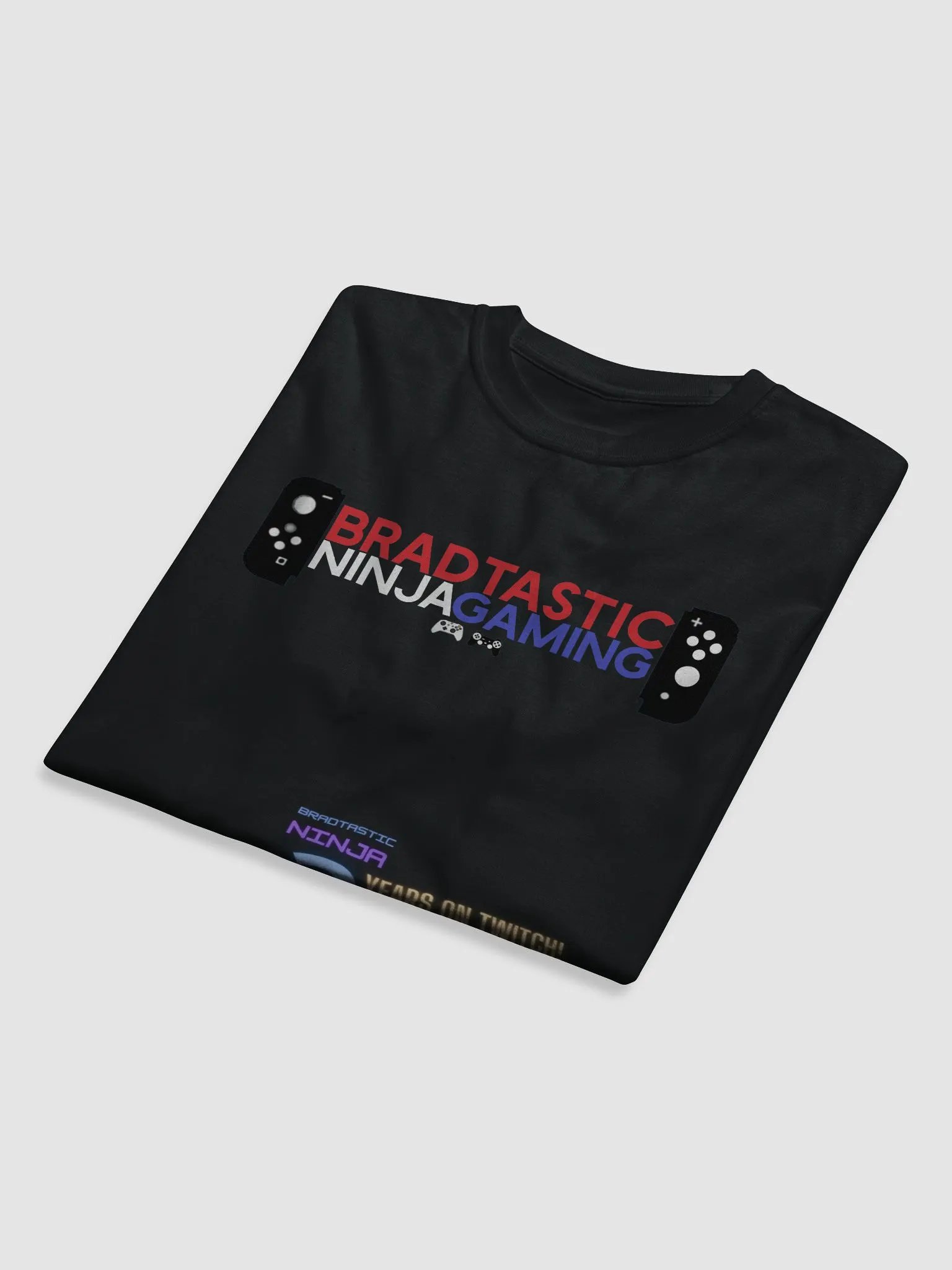 Make-a-wish 2023 Bradtastic Thanks t-shirt - 3 Years on Twitch Edition product image (8)