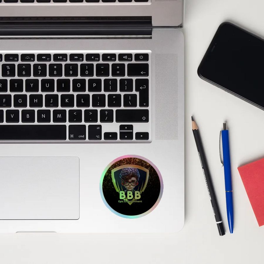 BrainBendersBanter Holographic Sticker product image (10)
