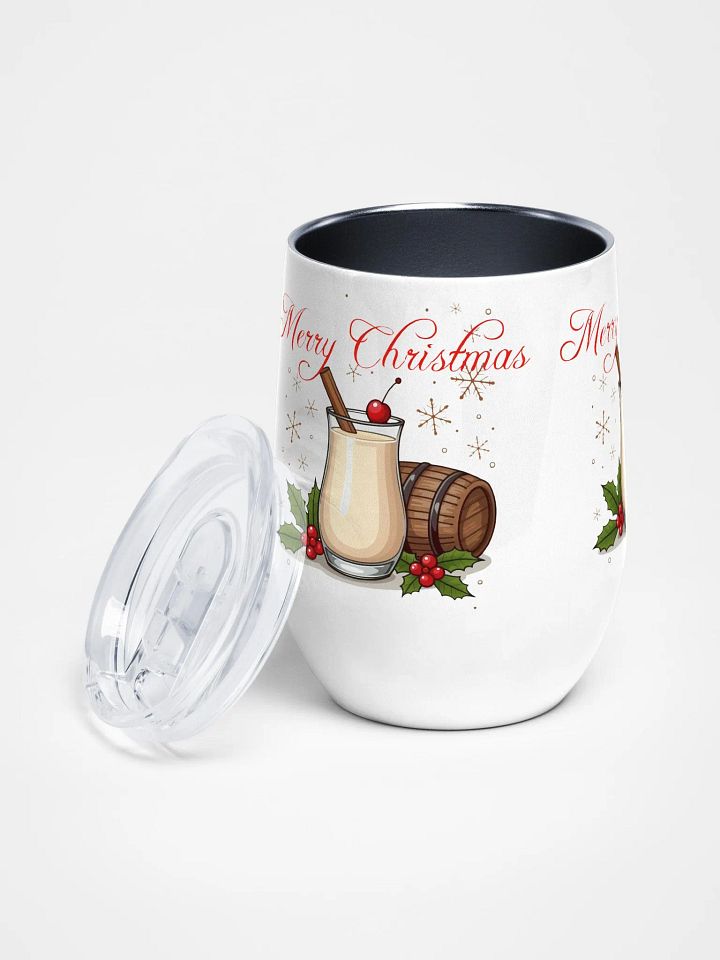 Festive Eggnog Wine Tumbler product image (2)