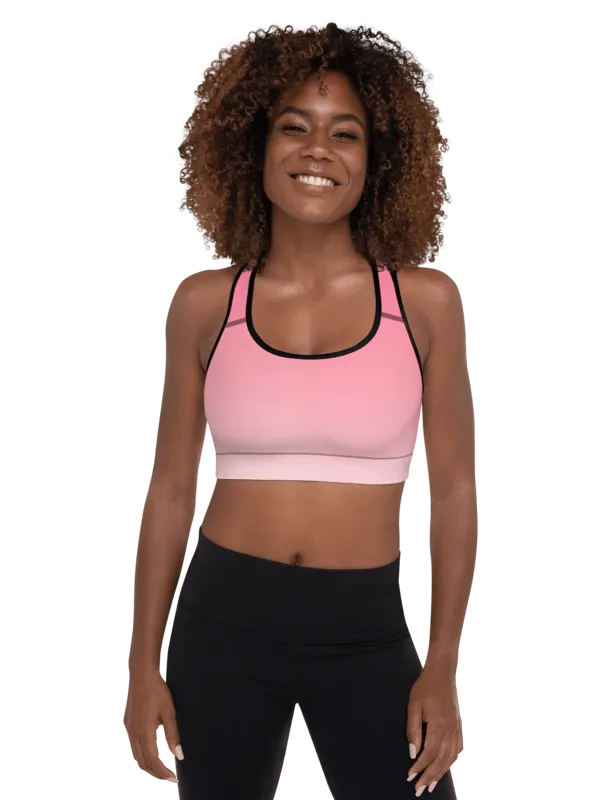 Pink Gradient Delight Sports Bra product image (2)