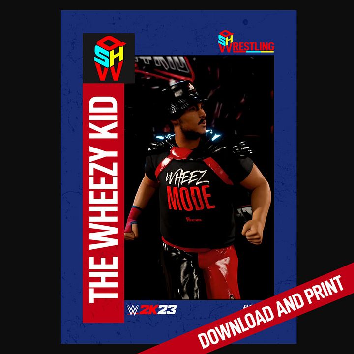 THE WHEEZY KID QSHW COMMEMORATIVE TRADING CARD - WWE2K23 product image (1)
