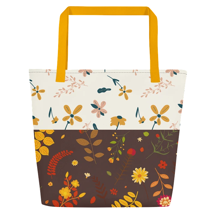 Autumn Leaf And Flower Tote Bag product image (1)