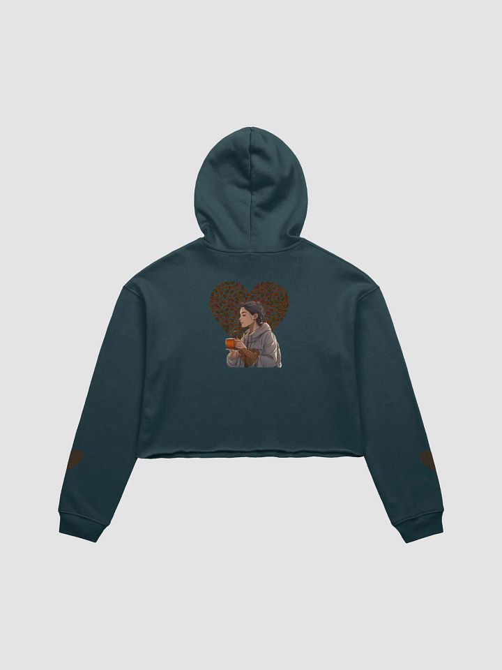 I Love Coffee Crop Top Hoodie product image (14)