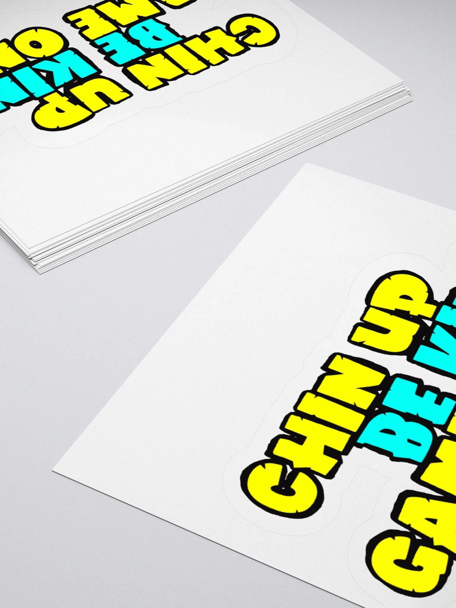 Chin Up Be Kind Game On Sticker product image (11)