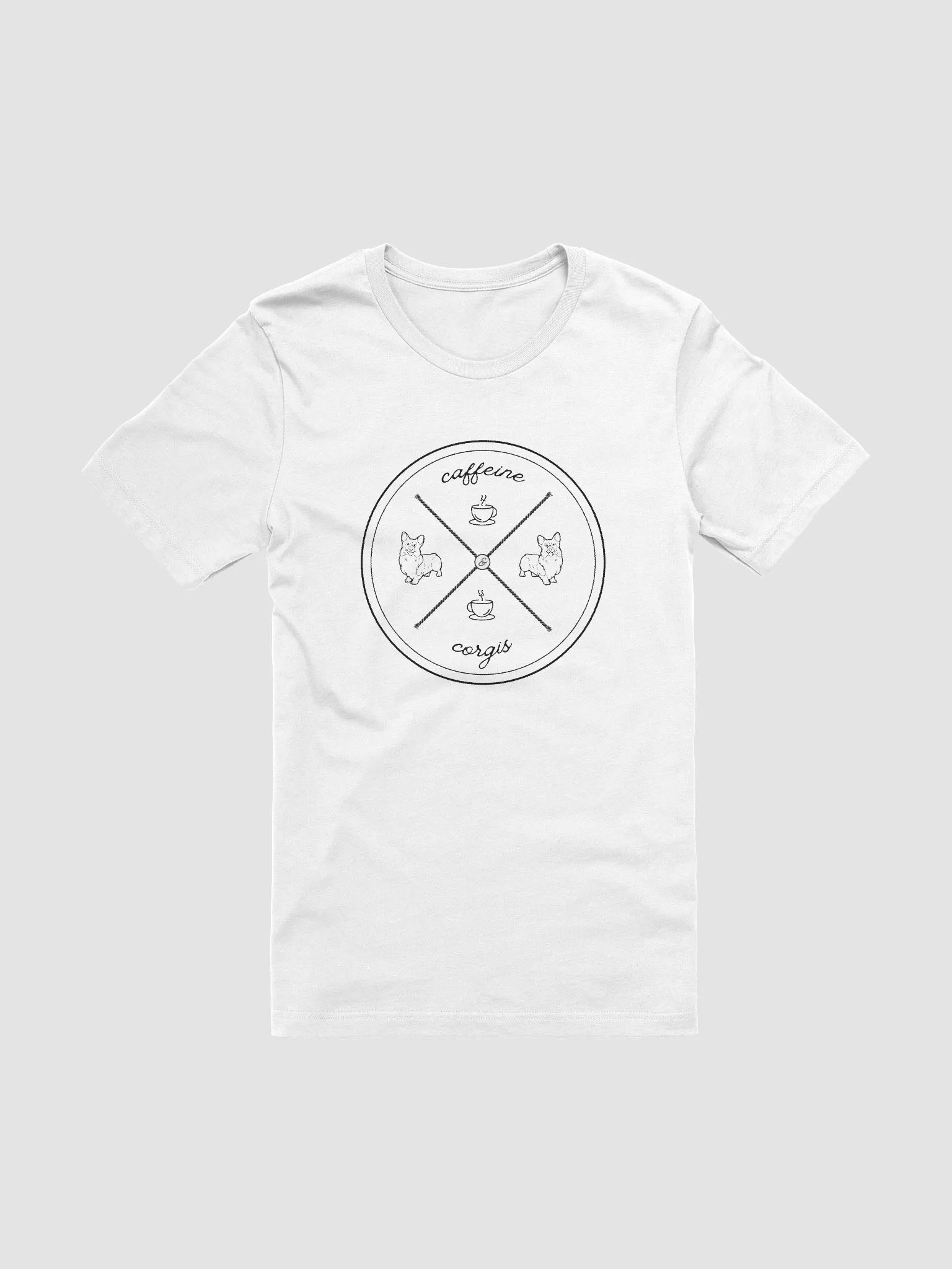 Women's Caffeine & Corgis Tee product image (1)