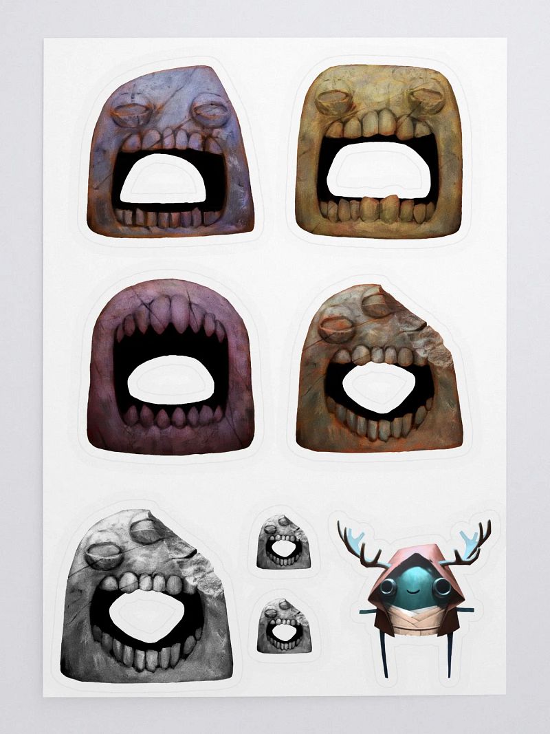 Singing & Wailing Headstone Stickers