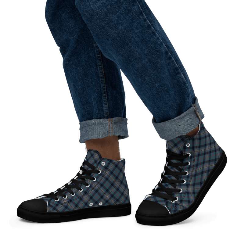 Kennedy Ancient Tartan Men's High Top Shoes product image (5)