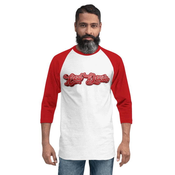 Red Devils Varsity Raglan product image (2)