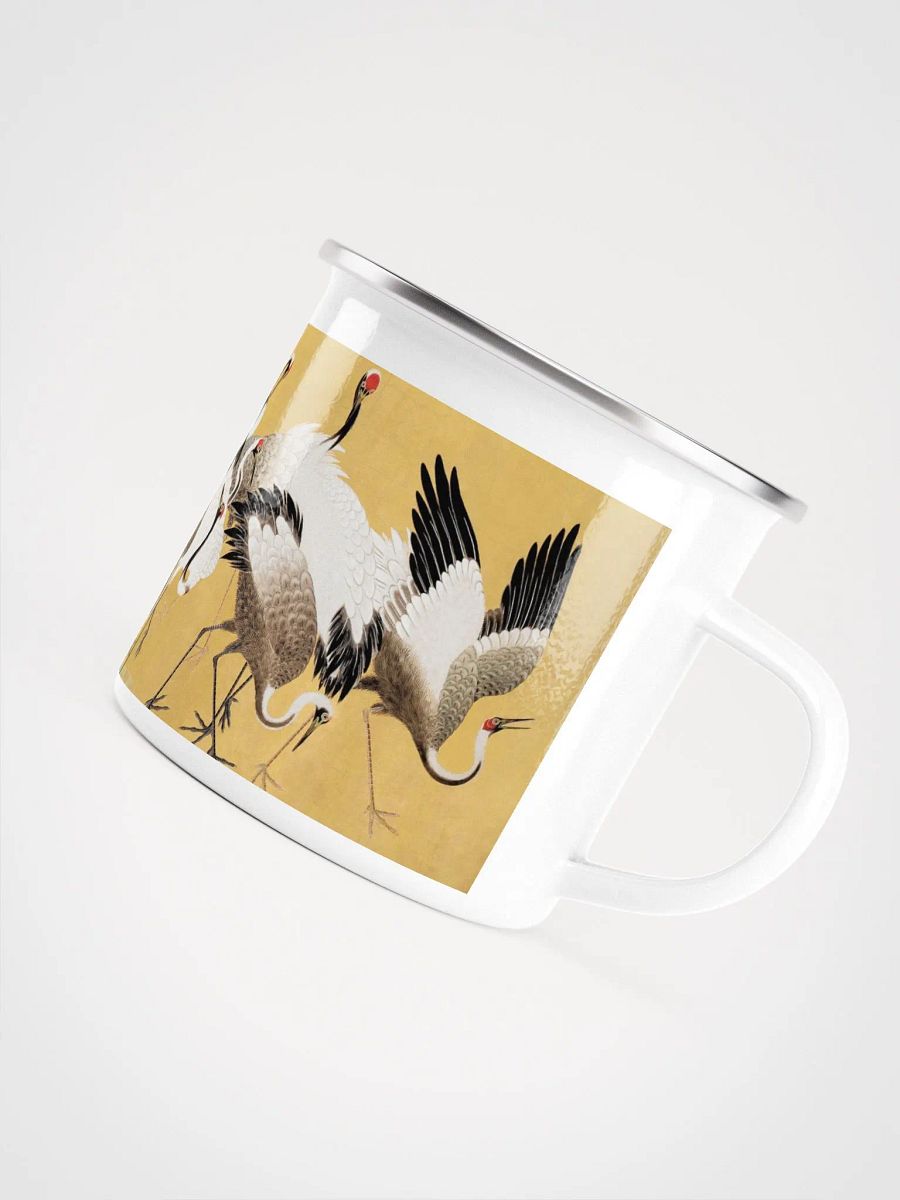 Golden Crane Enamel Mug product image (5)