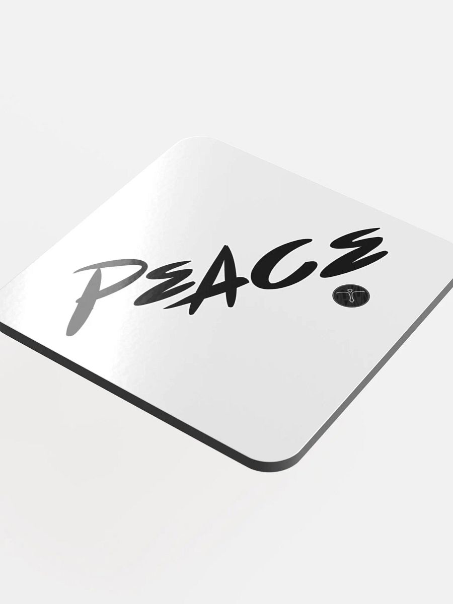 Peace - Keep It Simple - Glossed Cork Coaster product image (4)
