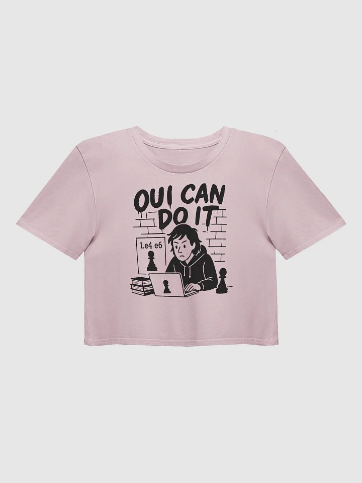 Oui Can Do It - Women's Premium Crop Top product image (4)