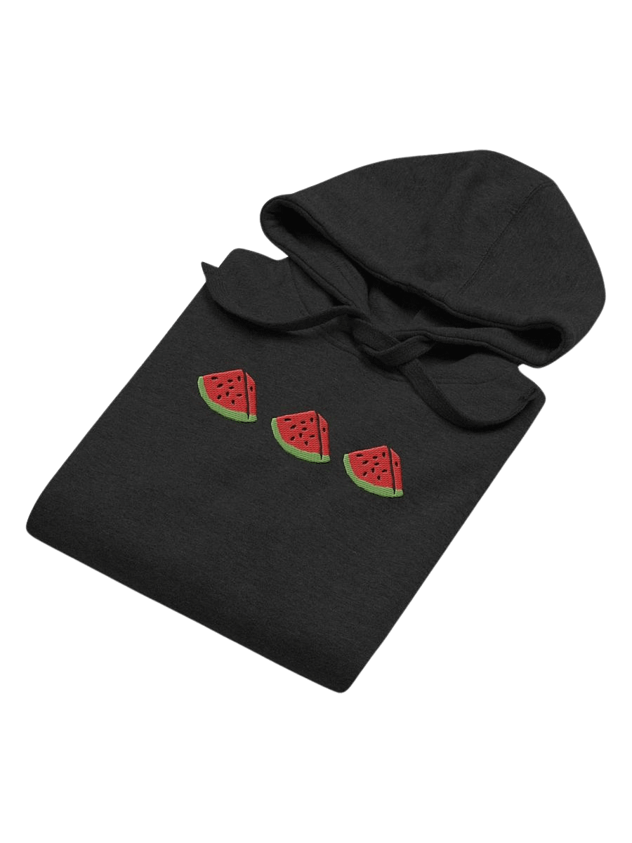 Sandia Embroidered Hoodie (black) product image (3)