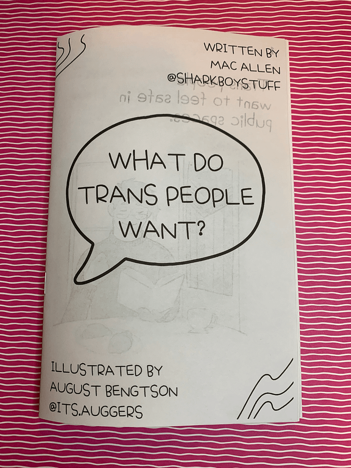 What Do Trans People Want? Zine product image (1)