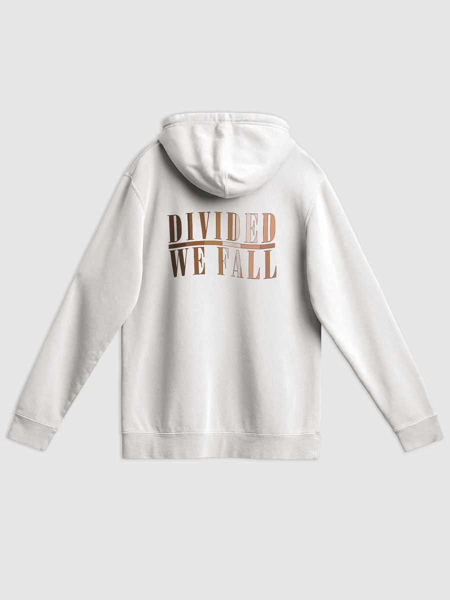Divided We Fall - Skin Colour Two - Independent Trading Co. Pigment Dyed Hoodie (BACK) product image (1)
