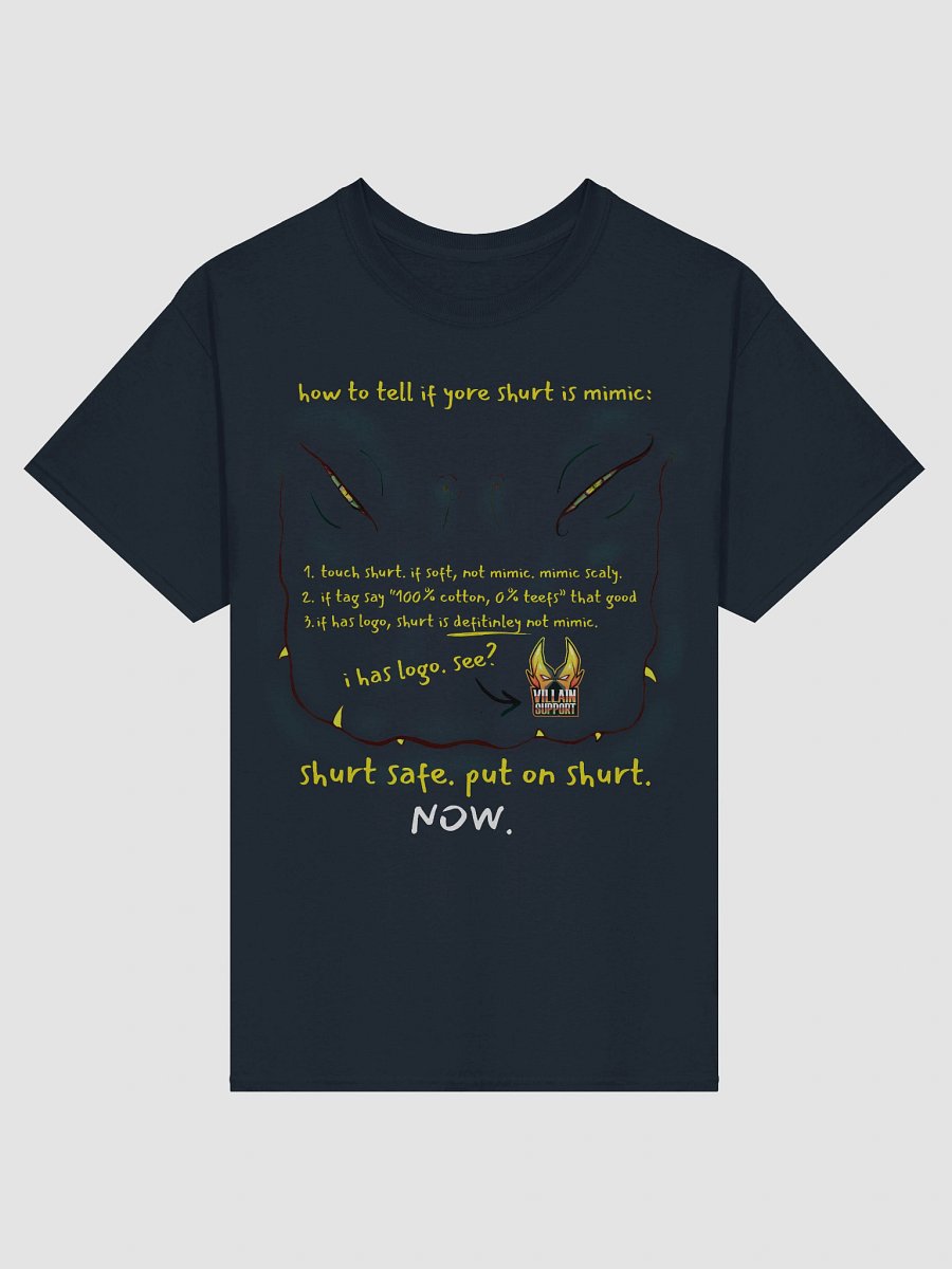 Mimic Shirt - Yellow Text product image (1)