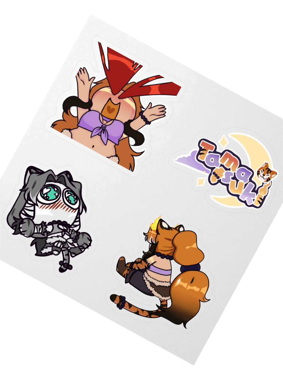 Chibi + Logo Sticker Sheet product image (6)