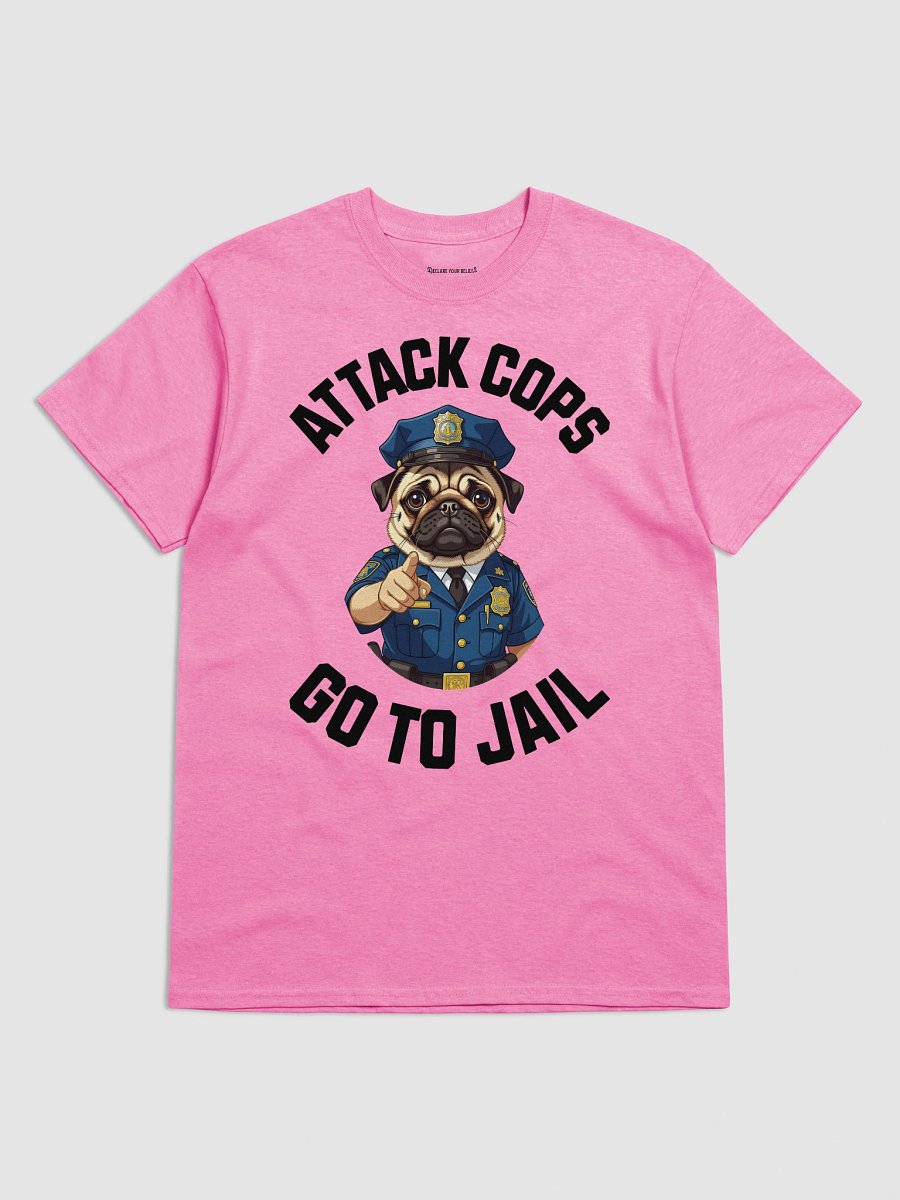 Unapologetic Truth: "Attack Cops Go to Jail" Tee - Black Ink product image (3)