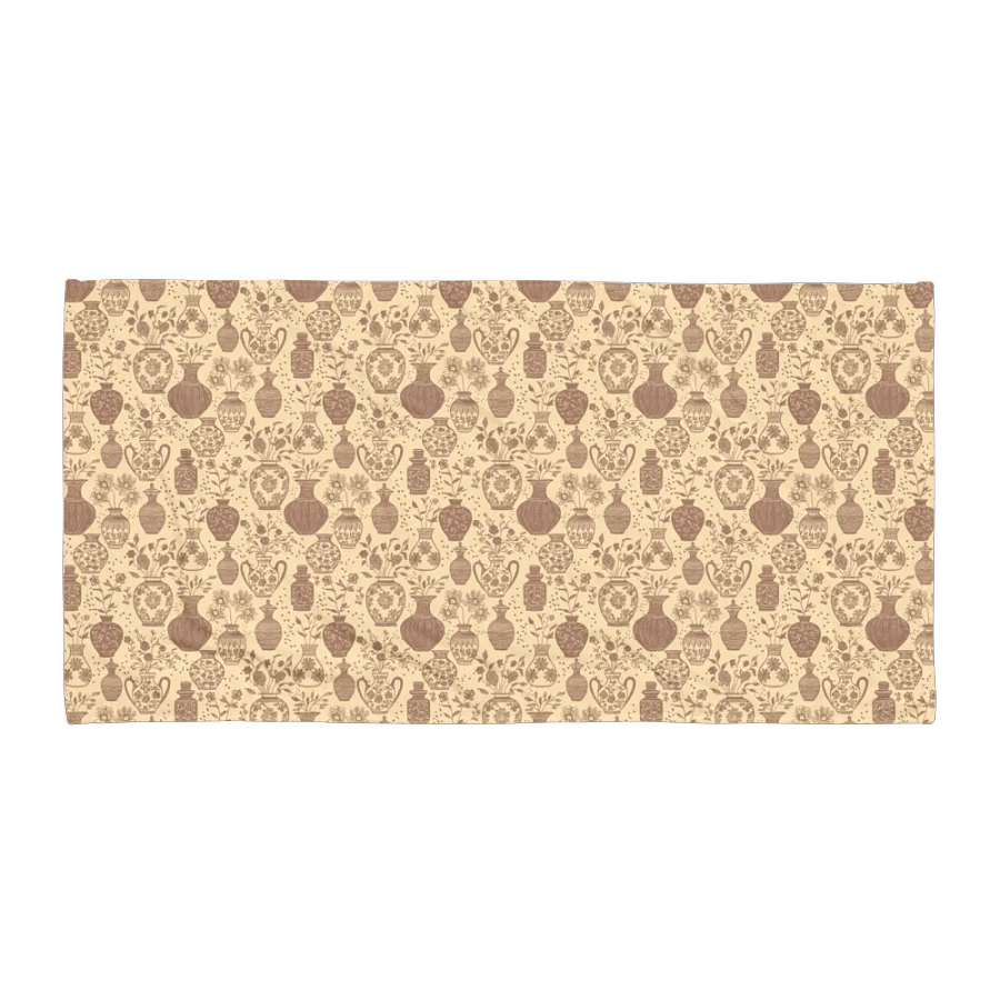 Timeless Floral Vase Pattern Premium Towel product image (1)