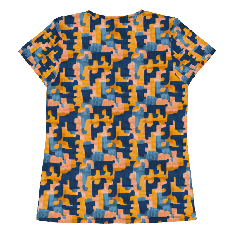 Flowing Shapes | Women's Athletic T-Shirt product image (6)
