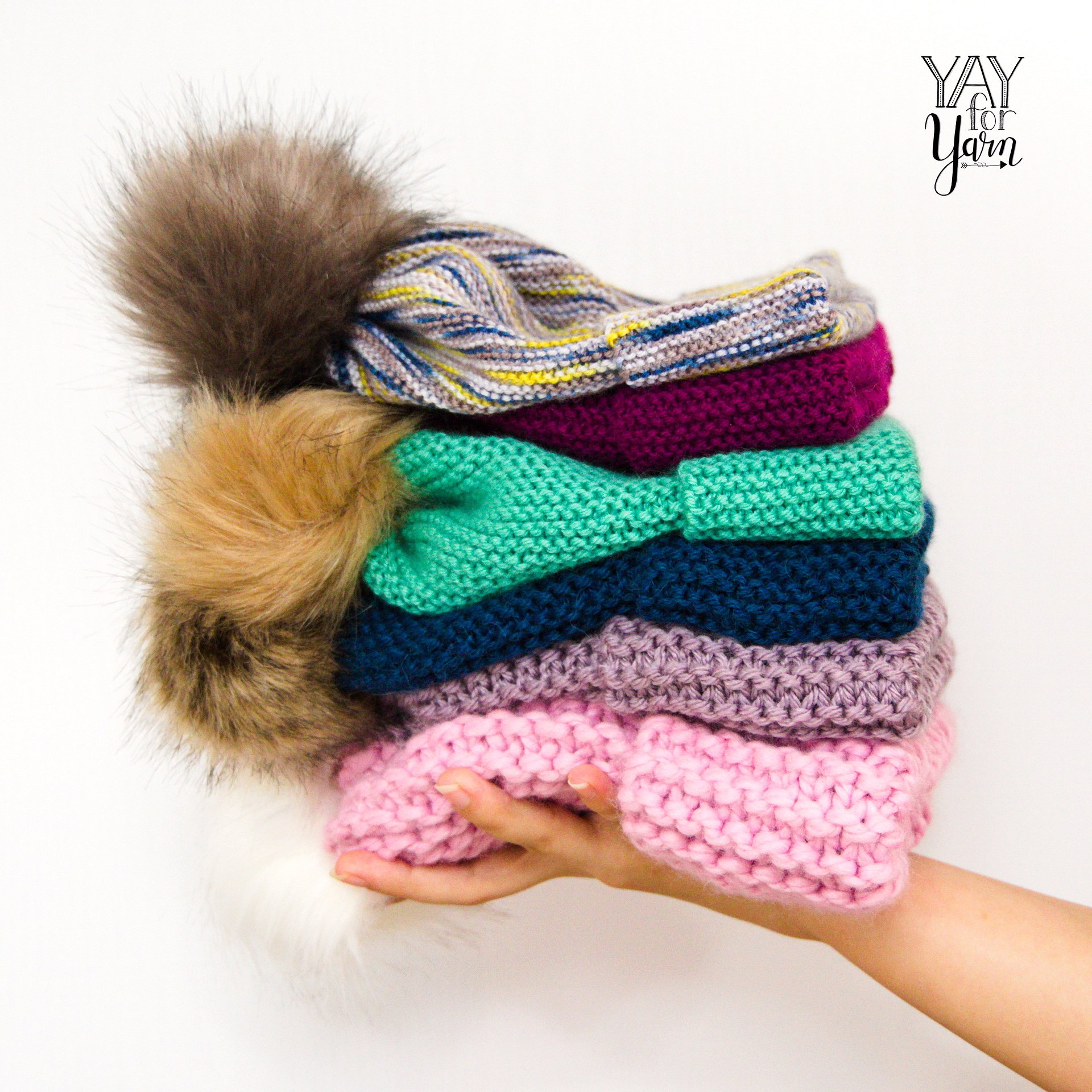 Easiest Knitted Hat EVER - PDF Knitting Pattern & Video Tutorial for Beginners product image (5)