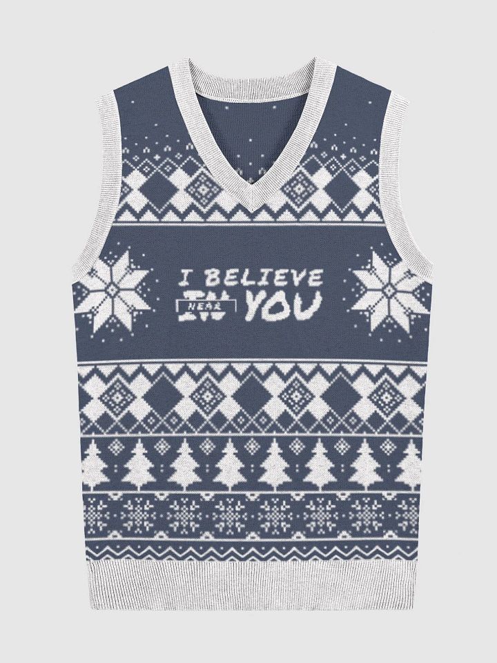 I Believe...Near You (Knitted V-Neck Vest) product image (1)