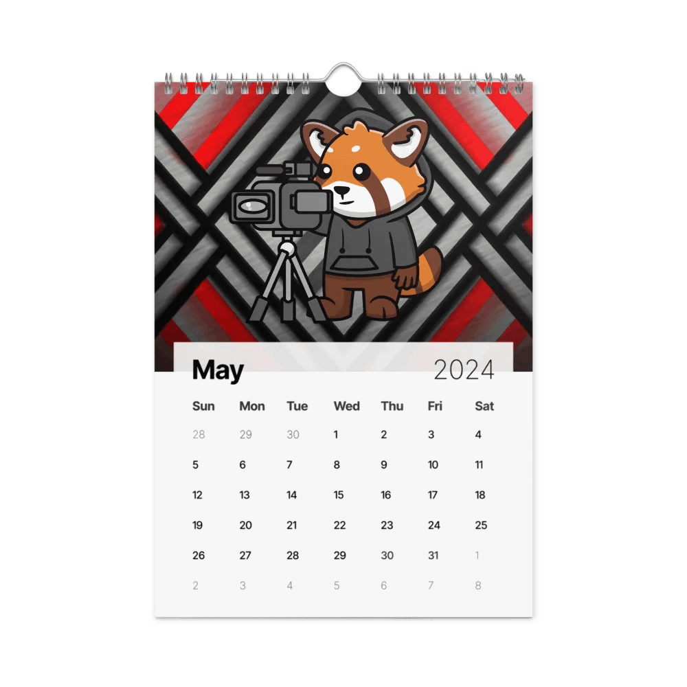 Red Panda 2024 Wall Calendar product image (10)