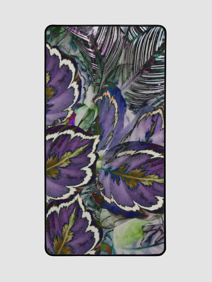 Purple Leaves Desk Mat product image (2)