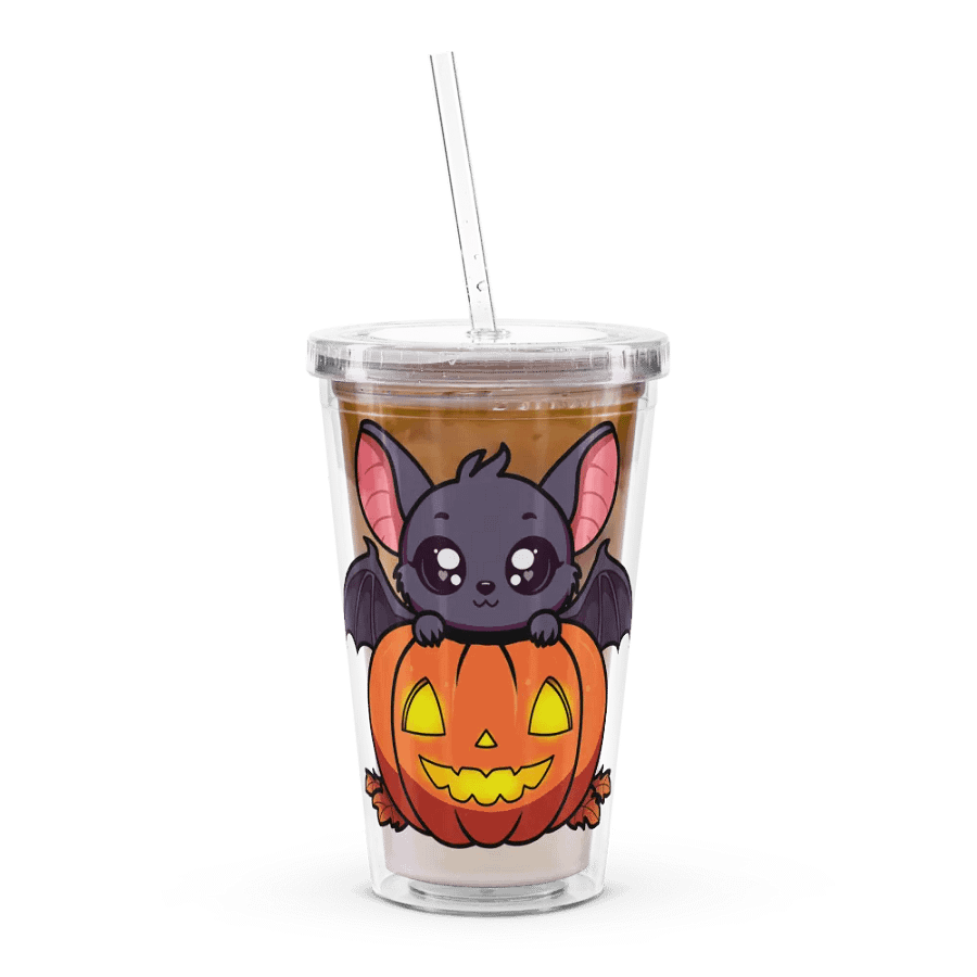 Glowing Halloween Bat Double Wall Tumbler product image (8)