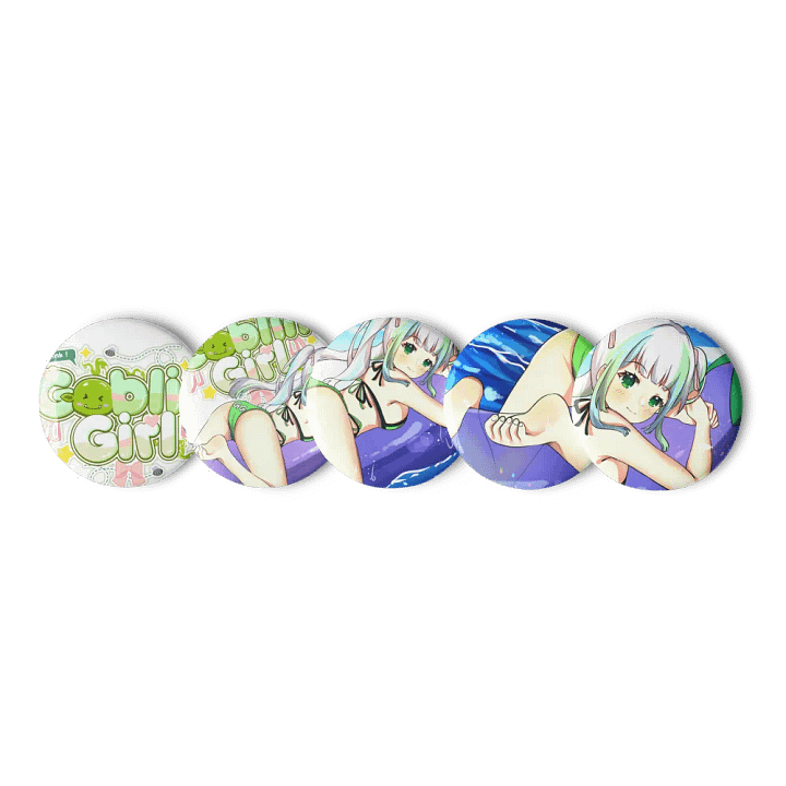 Goblin Girl Pin Button Set product image (2)