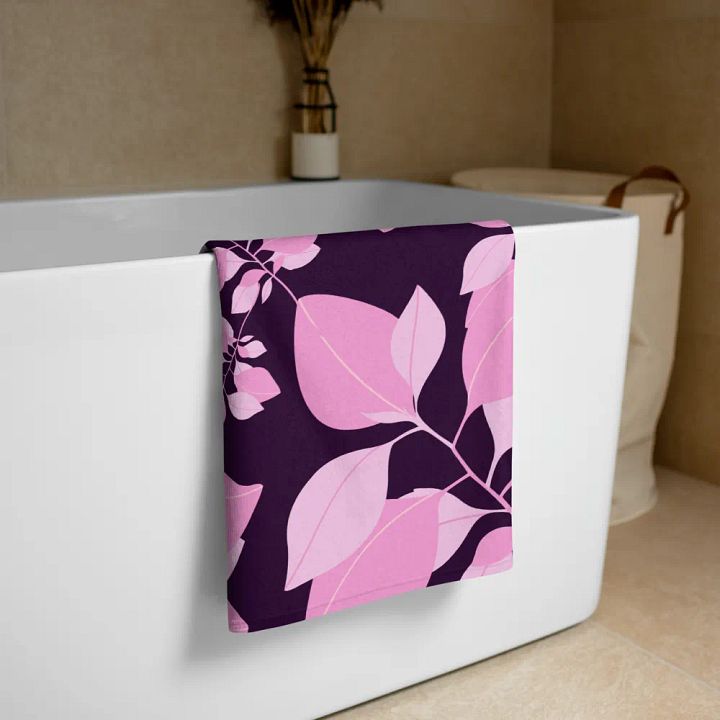 Pink Botanical Bliss Towel product image (2)
