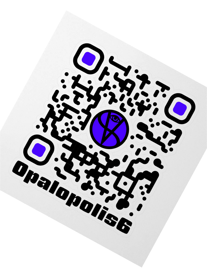 O.P. Logo & QR | Kiss-Cut Sticker product image (4)