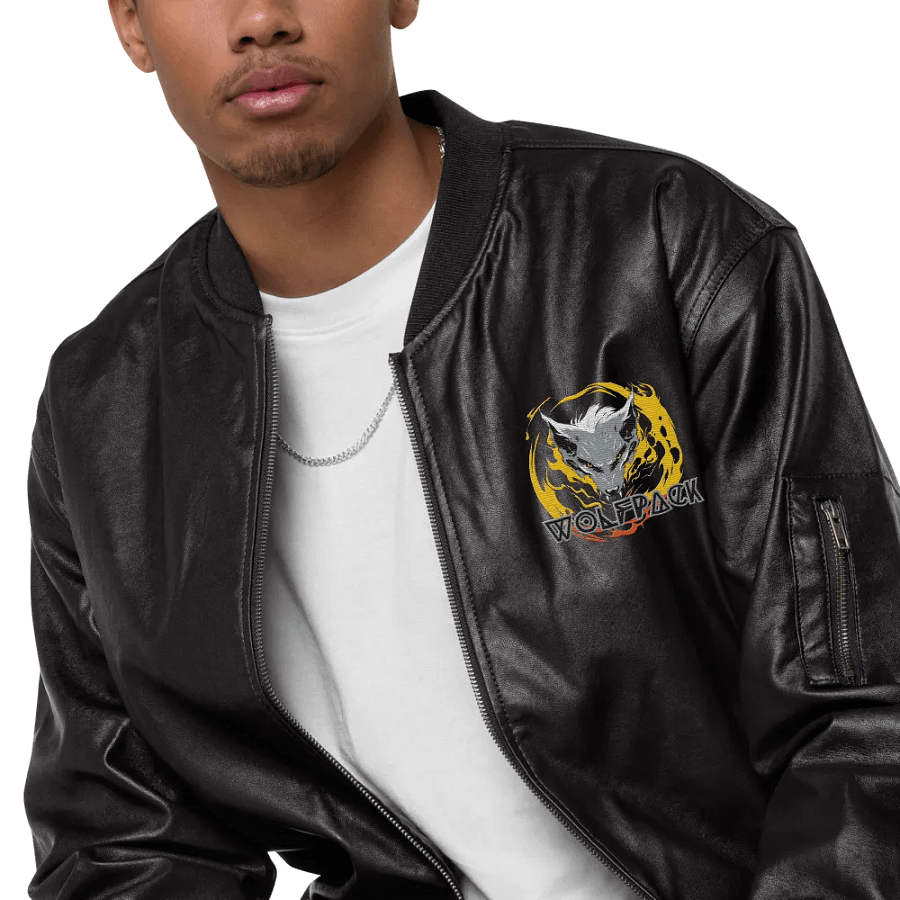 Faux Leather WOLFPACK Jacket product image (8)