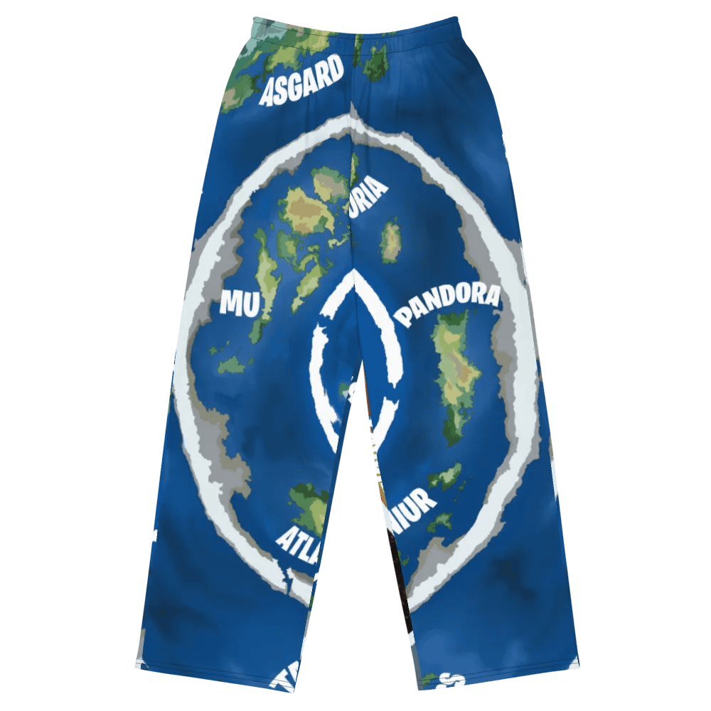 All Over Print Unisex Pants Beyond The Ice Wall Map product image (1)