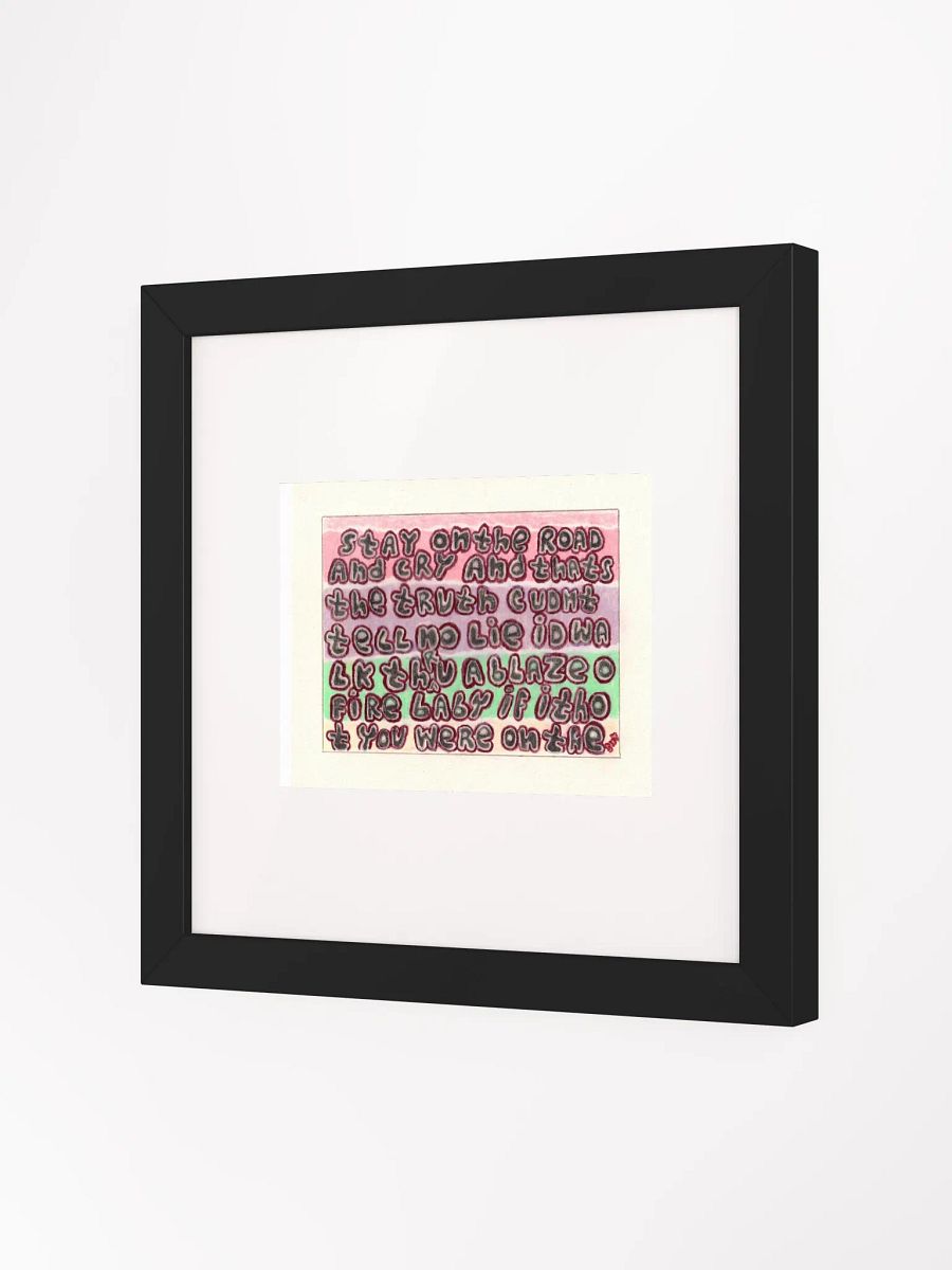 other side Panel Card Print Framed product image (2)