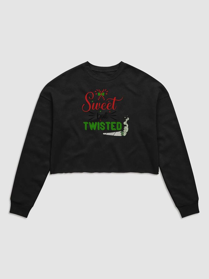 Sweet but Twisted 420 Cropped Sweater product image (1)