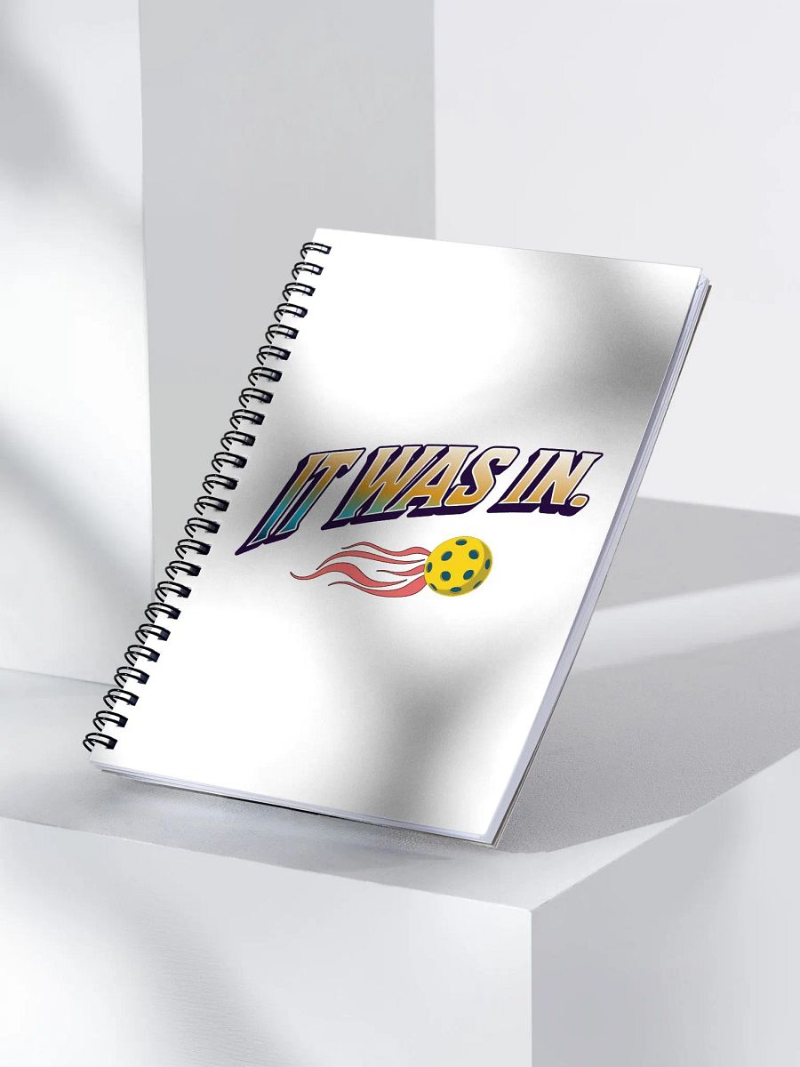 It Was In Pickleball Cosmic Spiral Notebook product image (1)