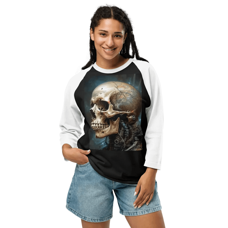 Mechanical Skull Fusion Raglan Tee product image (8)