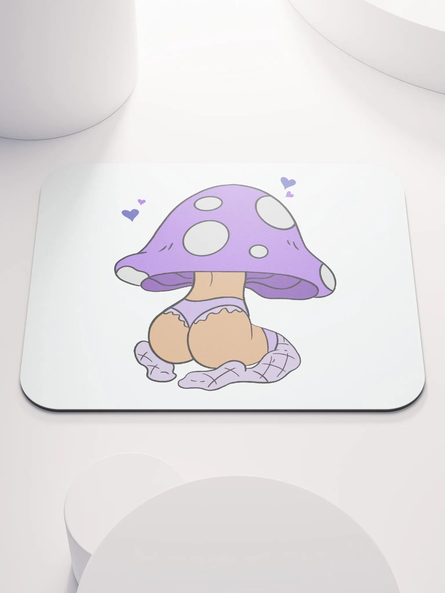 Mushroom Baddie Desk Mat - Purple product image (1)