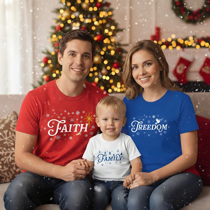 Faith, Family, Freedom Holiday Tees - Toddler Set product image (1)